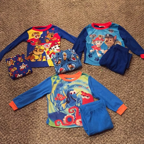paw patrol fleece pajamas